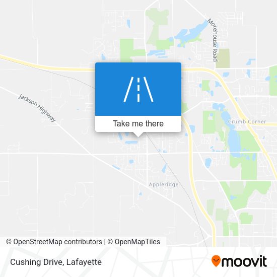 Mapa de Cushing Drive