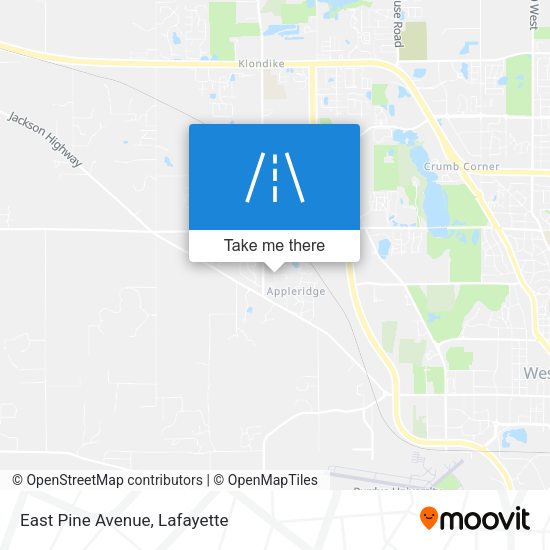 Mapa de East Pine Avenue