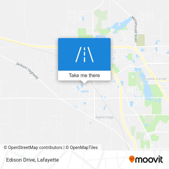 Mapa de Edison Drive