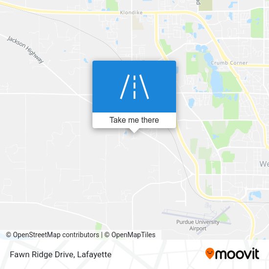 Fawn Ridge Drive map