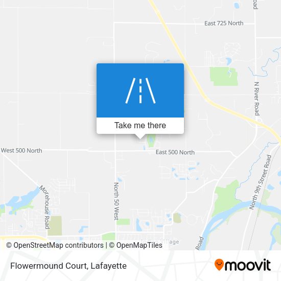 Flowermound Court map