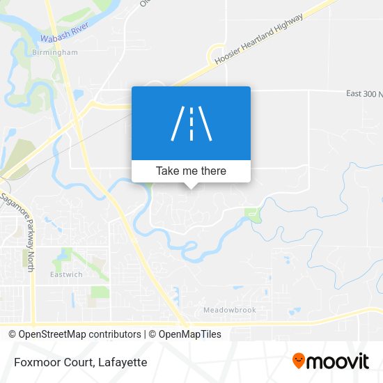 Mapa de Foxmoor Court