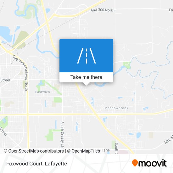 Mapa de Foxwood Court