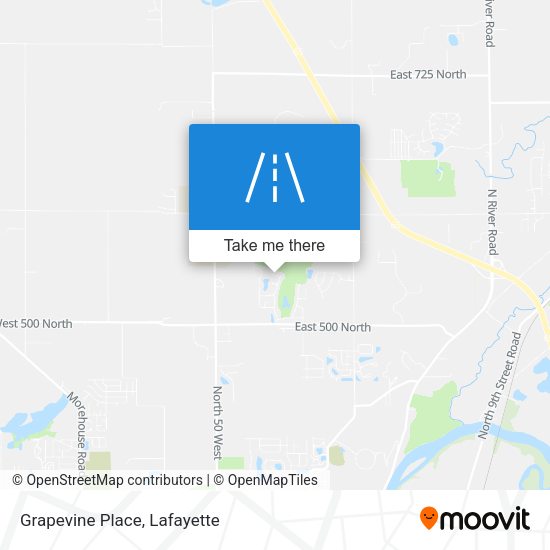 Mapa de Grapevine Place