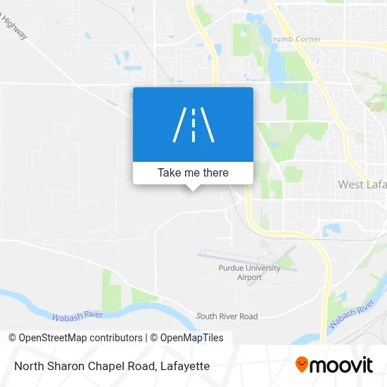 North Sharon Chapel Road map