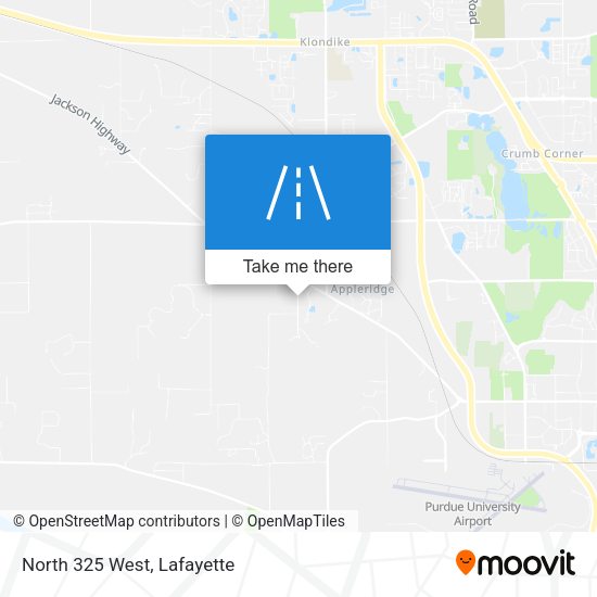 Mapa de North 325 West