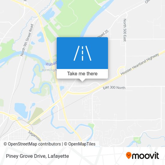 Piney Grove Drive map