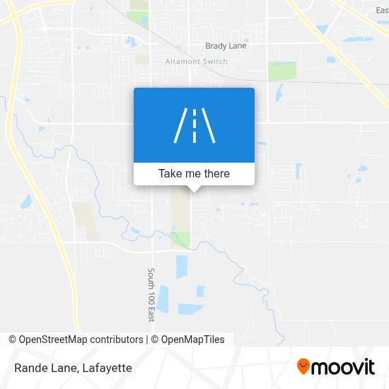 Rande Lane map