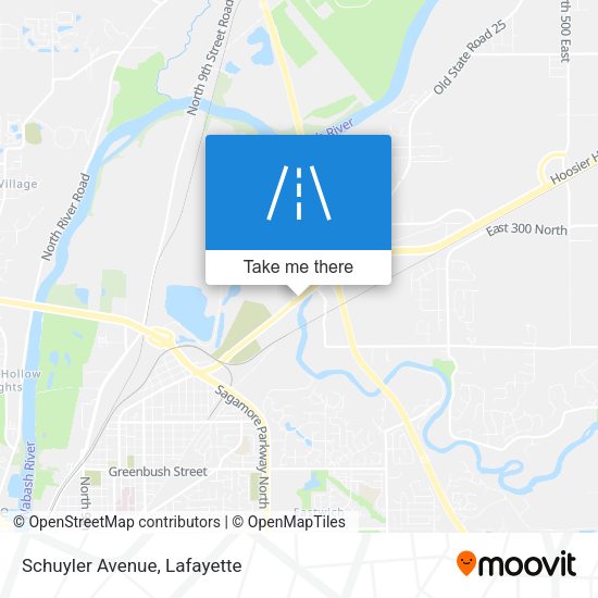 Mapa de Schuyler Avenue
