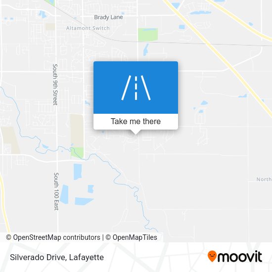 Silverado Drive map