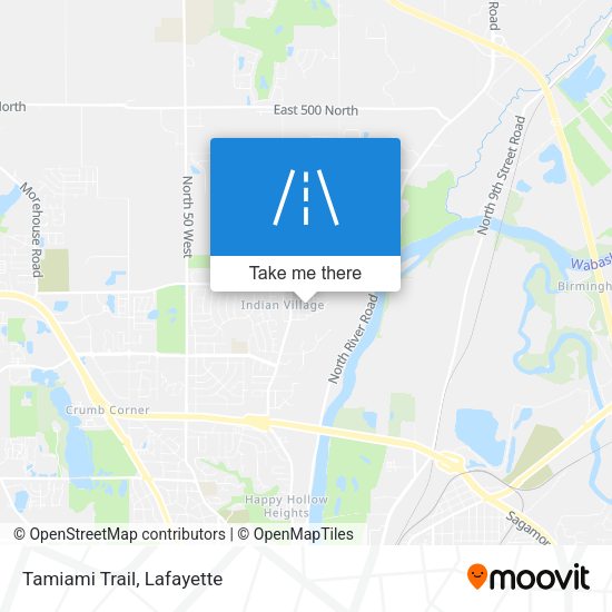 Mapa de Tamiami Trail