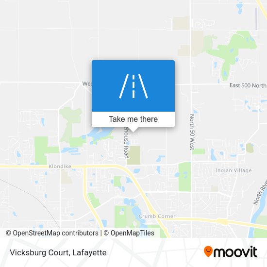 Mapa de Vicksburg Court