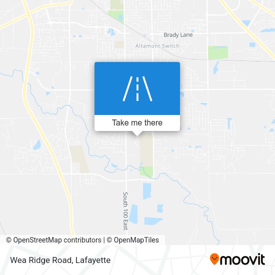 Mapa de Wea Ridge Road