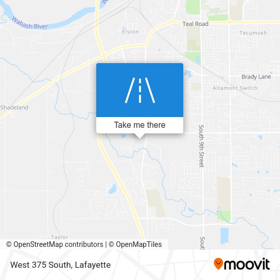 Mapa de West 375 South