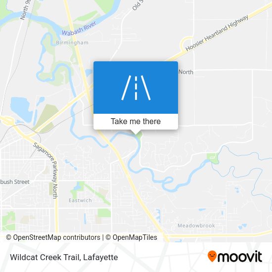 Wildcat Creek Trail map