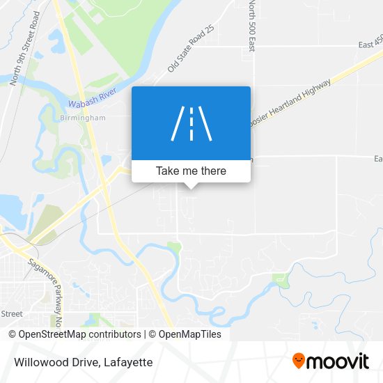 Willowood Drive map