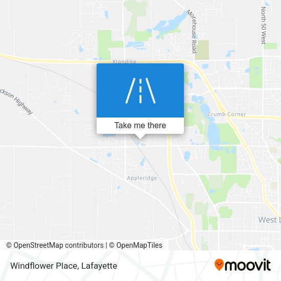 Windflower Place map