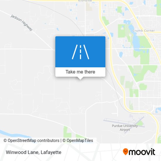 Winwood Lane map
