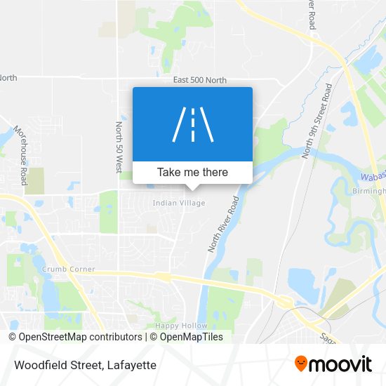 Woodfield Street map