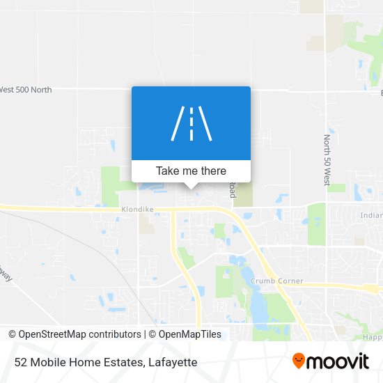52 Mobile Home Estates map
