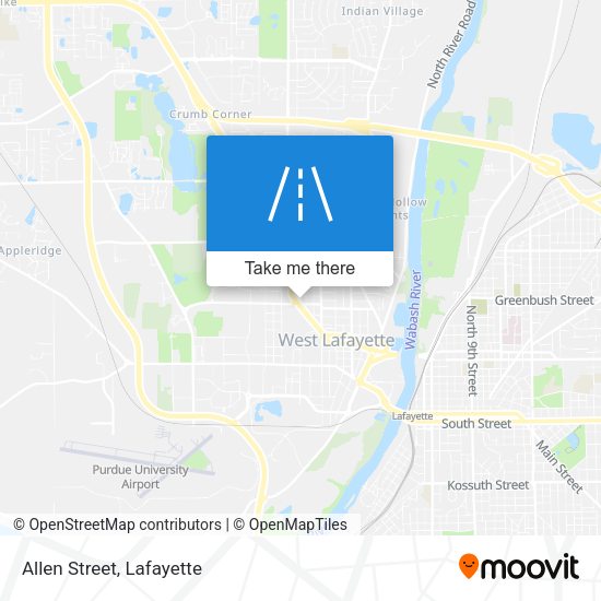 Mapa de Allen Street