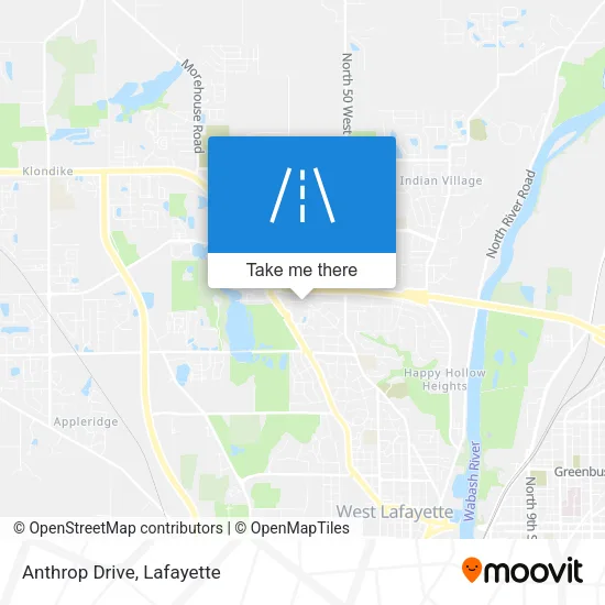 Anthrop Drive map