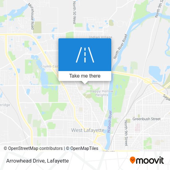 Mapa de Arrowhead Drive