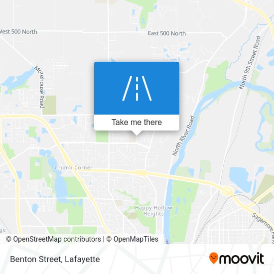 Mapa de Benton Street
