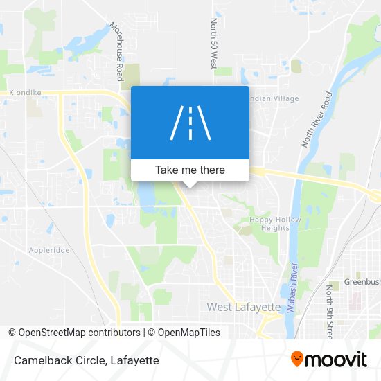 Camelback Circle map