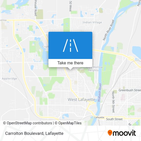 Mapa de Carrolton Boulevard
