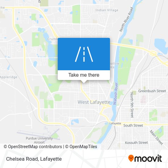 Mapa de Chelsea Road