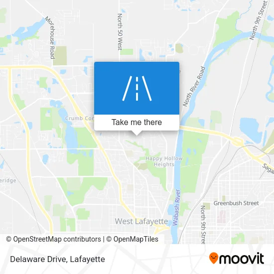 Delaware Drive map