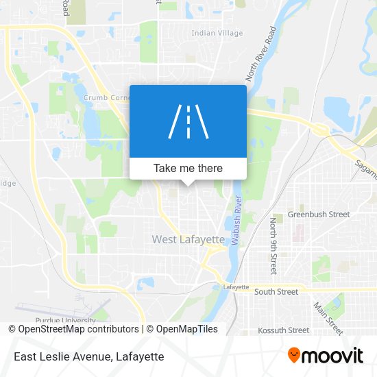 Mapa de East Leslie Avenue