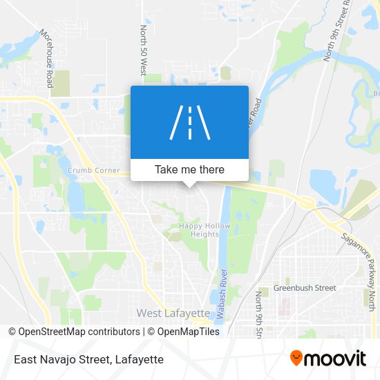 Mapa de East Navajo Street
