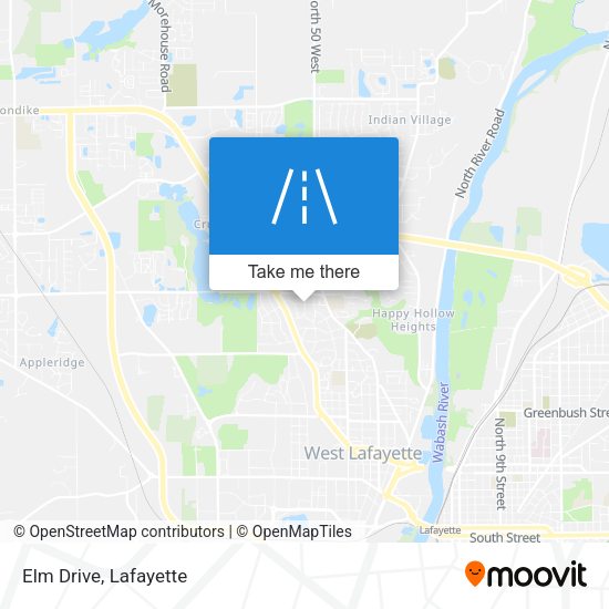 Mapa de Elm Drive