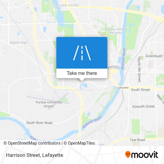 Mapa de Harrison Street