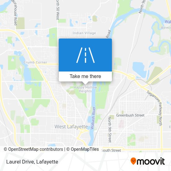 Mapa de Laurel Drive