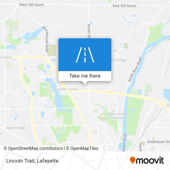 Mapa de Lincoln Trail