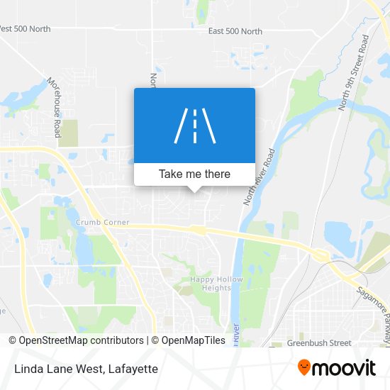 Linda Lane West map