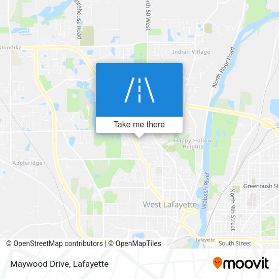 Maywood Drive map