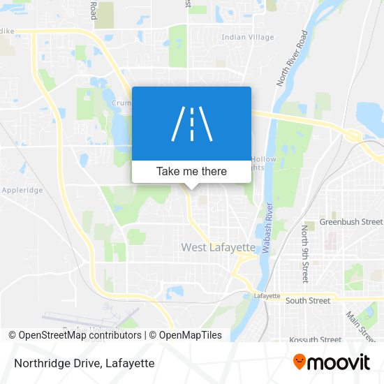 Mapa de Northridge Drive