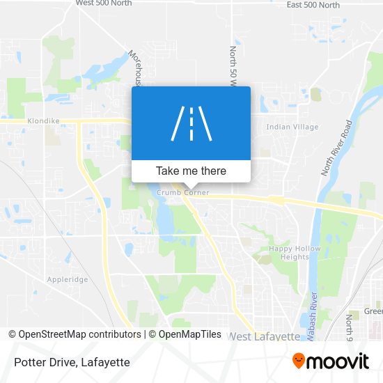 Mapa de Potter Drive