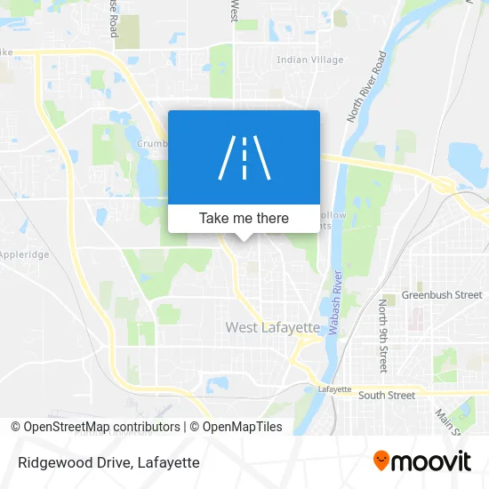 Ridgewood Drive map