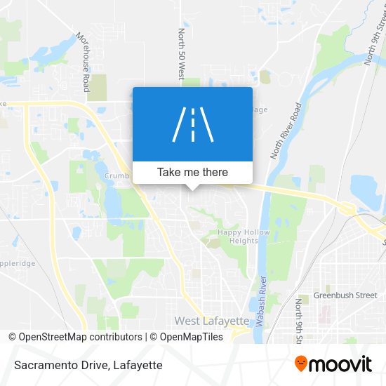 Sacramento Drive map