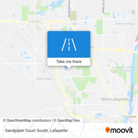 Sandpiper Court South map