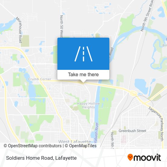 Soldiers Home Road map