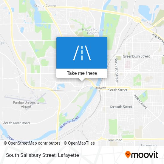 Mapa de South Salisbury Street