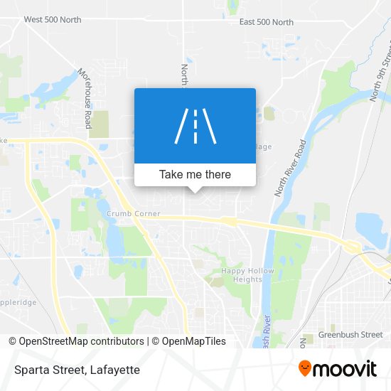 Mapa de Sparta Street