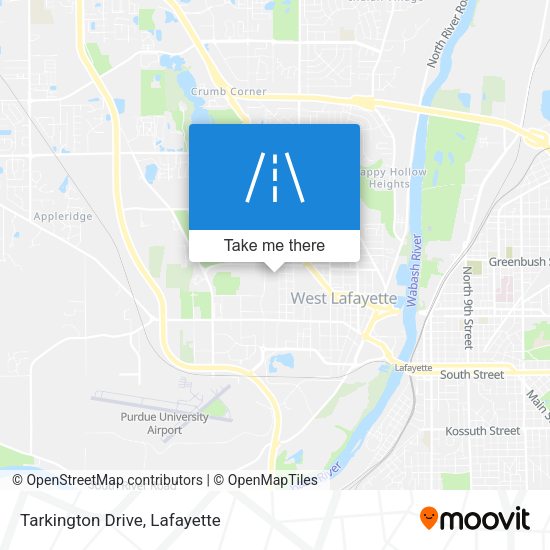 Mapa de Tarkington Drive