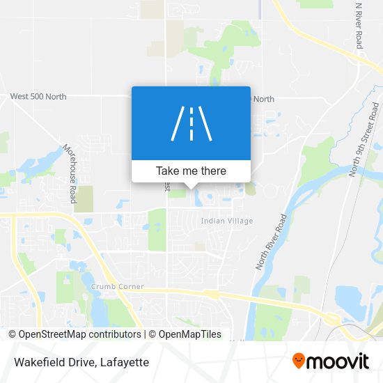 Mapa de Wakefield Drive